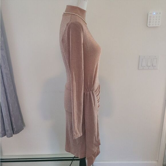 NWT Reformation Paprika Golden Hour Shimmer Sparkle Cocktail Evening Dress - Picture 3 of 13